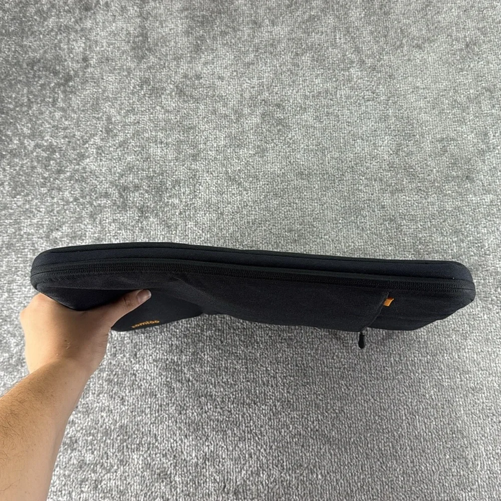 Tomtoc Black Protective Laptop Sleeve Case Zip Around Padded